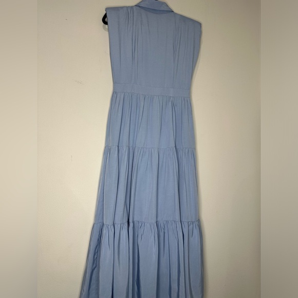 Endless Rose Light Blue Ruffled Blouse - Picture 5 of 14